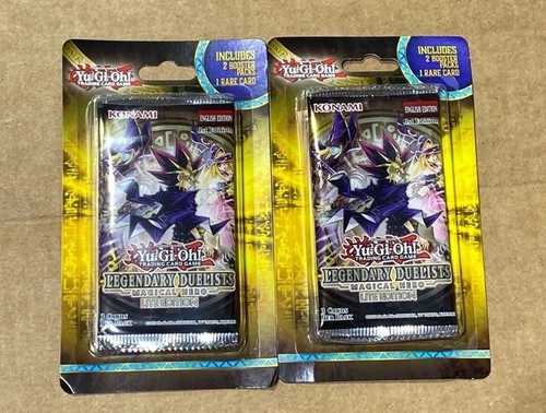 x2 Yugioh Legendary Duelists Magical Hero Lite Edition - W 1 RARE CARD (Set Of 2)