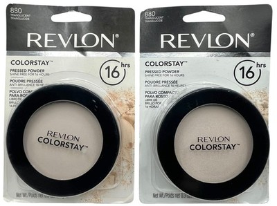 2 Pack Revlon Colorstay Pressed Finishing Powder 880 Translucent