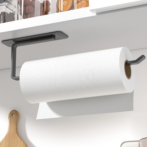 Paper Towel Holder Under Cabinet - Both Available in Adhesive and Drilling - ...