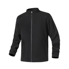 Men's Fleece Jacket Full Zip With Pockets Warm Lightweight Winter Jacket Running