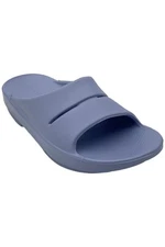 OOFOS Women's OOahh Slip-On Slide Sandals Neptune Blue