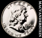 1960 Franklin Half Dollar- Silver- Choice Gem Proof Luster- No Reserve #J9374