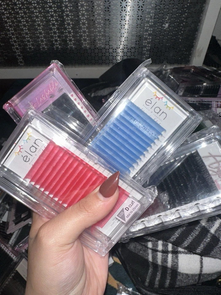 Bulk Professional Lash Trays New/Unused ALL CURLS C CC D DD (8MM - 20 MM) COLOR+ - Image 3 of 3