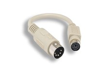 Keyboard Adapter PS2 to AT MINIDIN6-Female to DIN5-Male