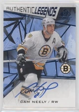 2021-22 Upper Deck SP Game Used Legends Blue Auto Cam Neely #112 Auto HOF