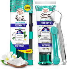 Hydroxyapatite Toothpaste with Neem, SLS  Fluoride Free, 4.2Oz