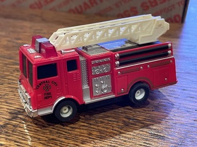 TYCO US-1 TRUCKING Slot Car 3228 CENTRAL CITY FIRE TRUCK Lights & Bell works!