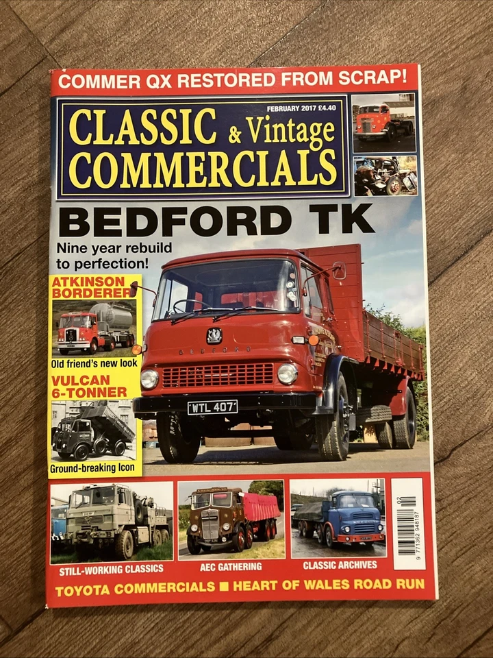 12 x Classic And Vintage Commercials Magazine, 2017 Complete Year. Good To VGC - Image 3 of 4