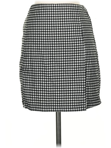 Eyeshadow Women Gray Casual Skirt 3