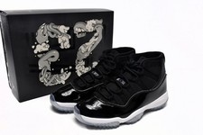 Nike Air Jordan 11 Retro Space Jam Black White Men's Shoes 378037-003