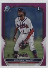 2023 Bowman Chrome Prospects Fuchsia Refractor /199 Ambioris Tavarez #BCP-33 s3g