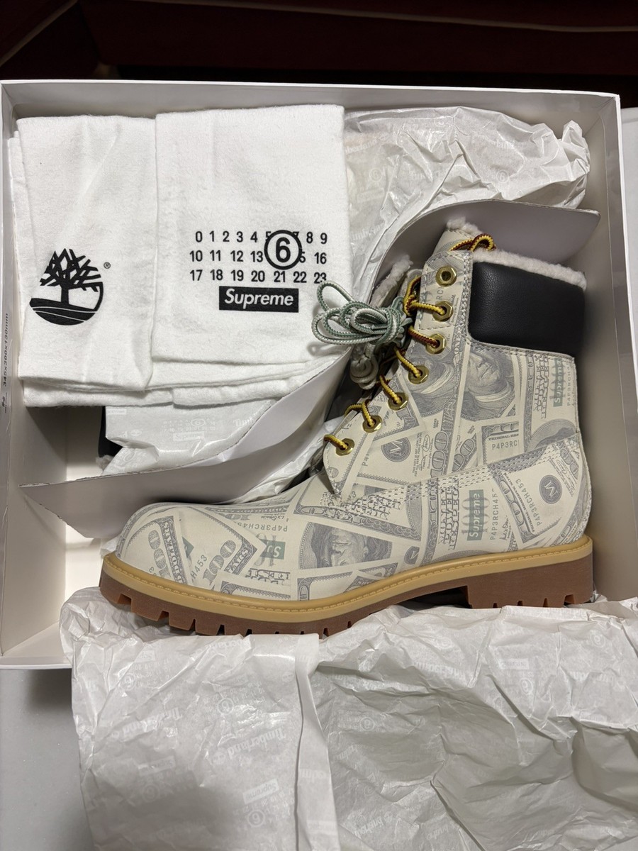 Supreme MM6 Maison Margiela Timberland Money 6 Premium Waterproof 