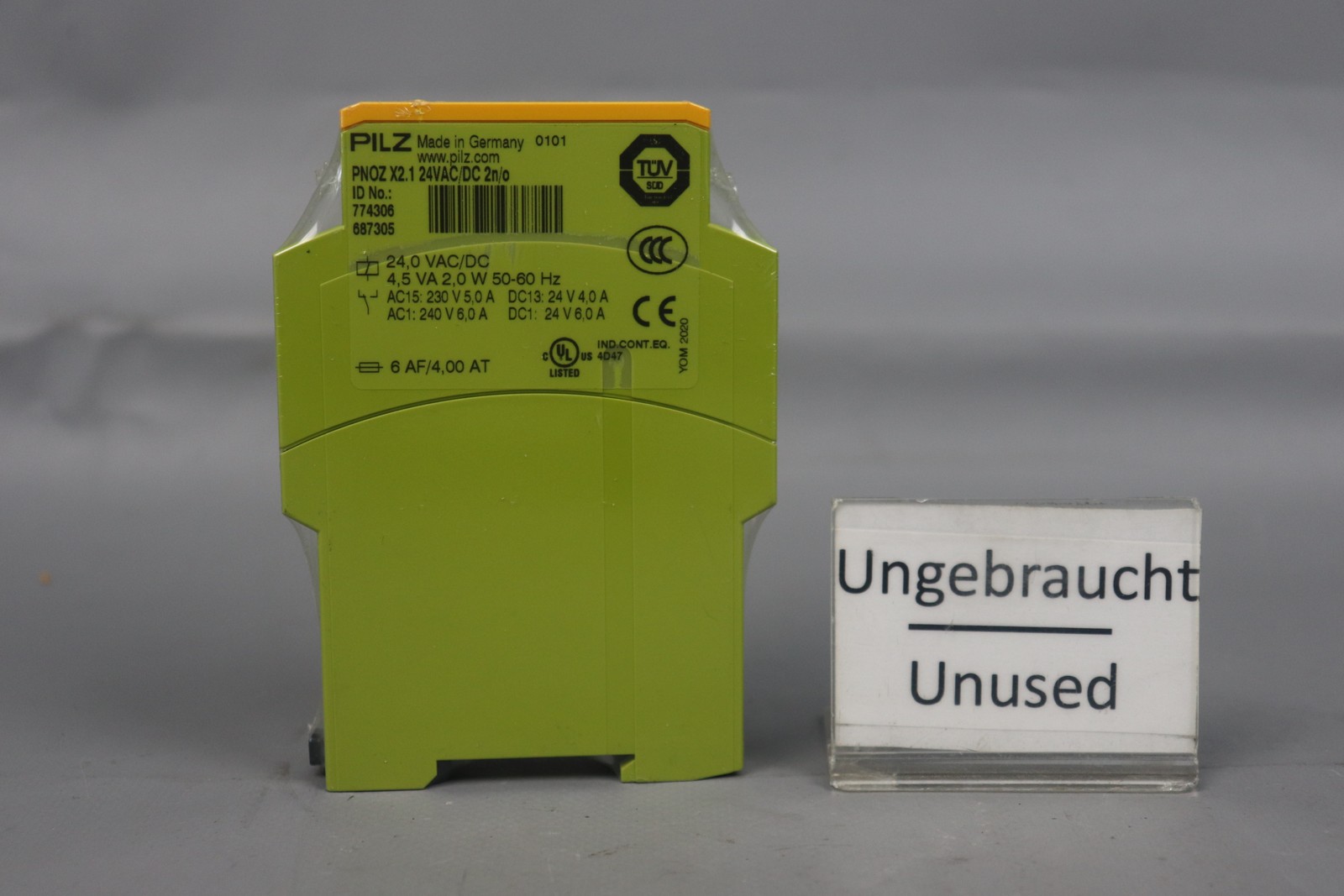 Pilz PNOZ X2.1 Relais De Sécurité 24VAC/DC 2n/o 774306 Scellé