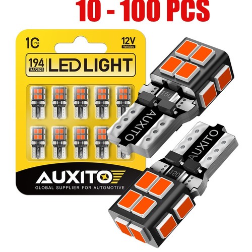 T10 168 194 2825 LED Interior Dome Light Bulb Canbus Error Free Red ...