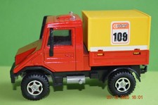 MAJORETTE FRANCE MERCEDES UNIMOG POMPIERS GRAND RAID - PARIS-DAKAR  #1/43 NO BOX