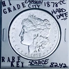 1878 CC MORGAN SILVER DOLLAR HI GRADE GENUINE U.S. MINT RARE KEY COIN 8242