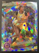 2025 Prizm WNBA - Rickea Jackson #118 Cracked Ice Prizm Los Angeles Sparks￼