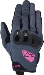 Alpinestars Stella Chrome Gloves - Black/Purple Motorcycle Motorbike