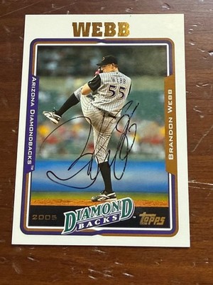 Signed  2005 Topps - Brandon Webb #46