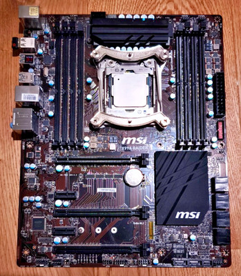 MSI X99A Raider MS-7885 Intel X99 ATX Mainboard Sockel 2011 mit CPU i7-6800K