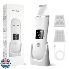 Face Scrubber Skin Spatula - Blackhead Remover with 4 Modes, Pore Extractor F