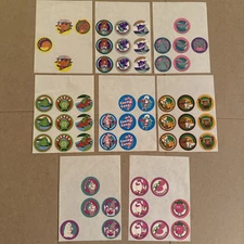 RARE vintage  80s CTP Sniffy's Scratch and Sniff Glossy Stickers 