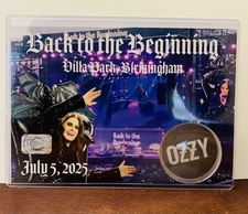 Ozzy Osbourne Rare Last Concert Memorabilia Back to the Beginning