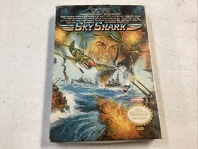 Sky Shark (NES, 1989) CIB Manual Inserts HANG TAB  *tested*
