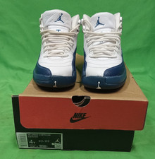 Jordan 12 French Blue 153265-114 Size 4Y Damaged Box - USED