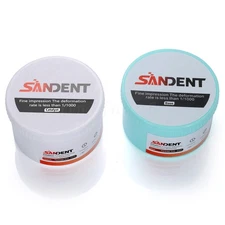 Dental VPS Putty Impression Material 400g ( 400g Base & 400g Catalyst), USA