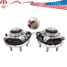 2PCS Front Wheel Bearing Hub For Ford F-150 4X4 4WD 2015 2016 2017 6 Lug w/ ABS