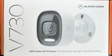 New Alarm.com ADC-V730 4MP Outdoor WIFI Spotlight Security Camera - White