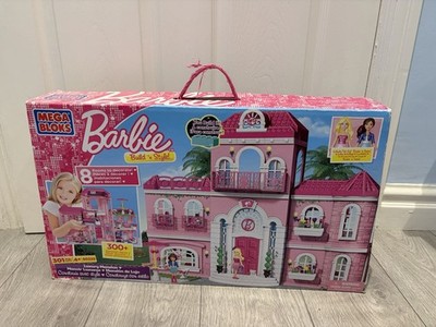 Mega Bloks Barbie Build 'n' Style Luxury Mansion 80229 + 80223 Convertible
