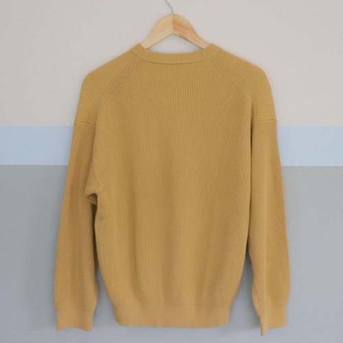 Maglia Auralee Super Hard Twist Rib Taglia 3 Uomo Giallo Usata - Foto 2 di 11