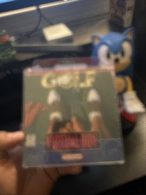 Virtual Boy Golf & Teleroboxer Virtual Boy Brand New Sealed