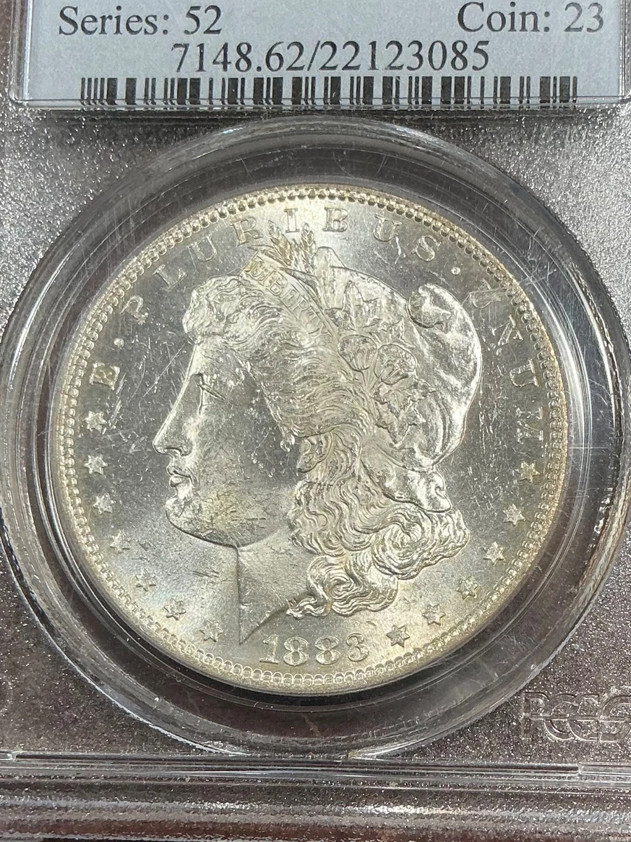Uncirculated San Francisco 1883 Year Morgan US Dollars (1878-1921