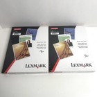 (2x) Lexmark 12A5950 Glossy Laser Paper, Letter (200 Sheets Each) - NEW SEALED