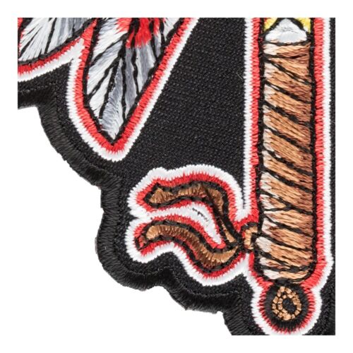 Parche de guerrero rojo indio Tomahawk, parches nativos americanos - Imagen 3 de 4