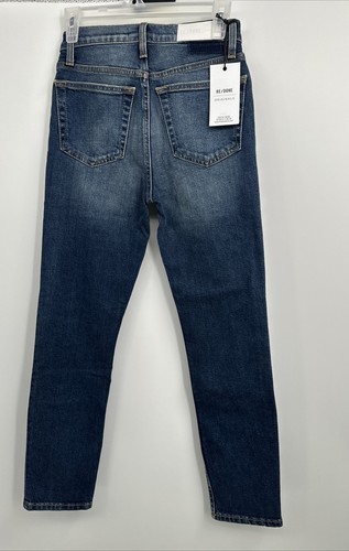 RE/DONE Originals High Rise Comfort Stretch Ankle Jeans Sz 24 - Picture 6 of 6