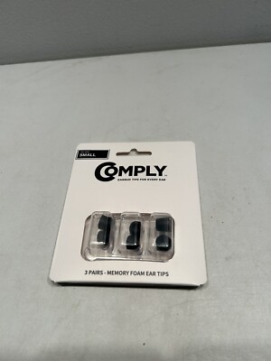 Comply SPORT PRO EAR TIPS (3-PACK) BLACK Small Comply Ear Buds Sport