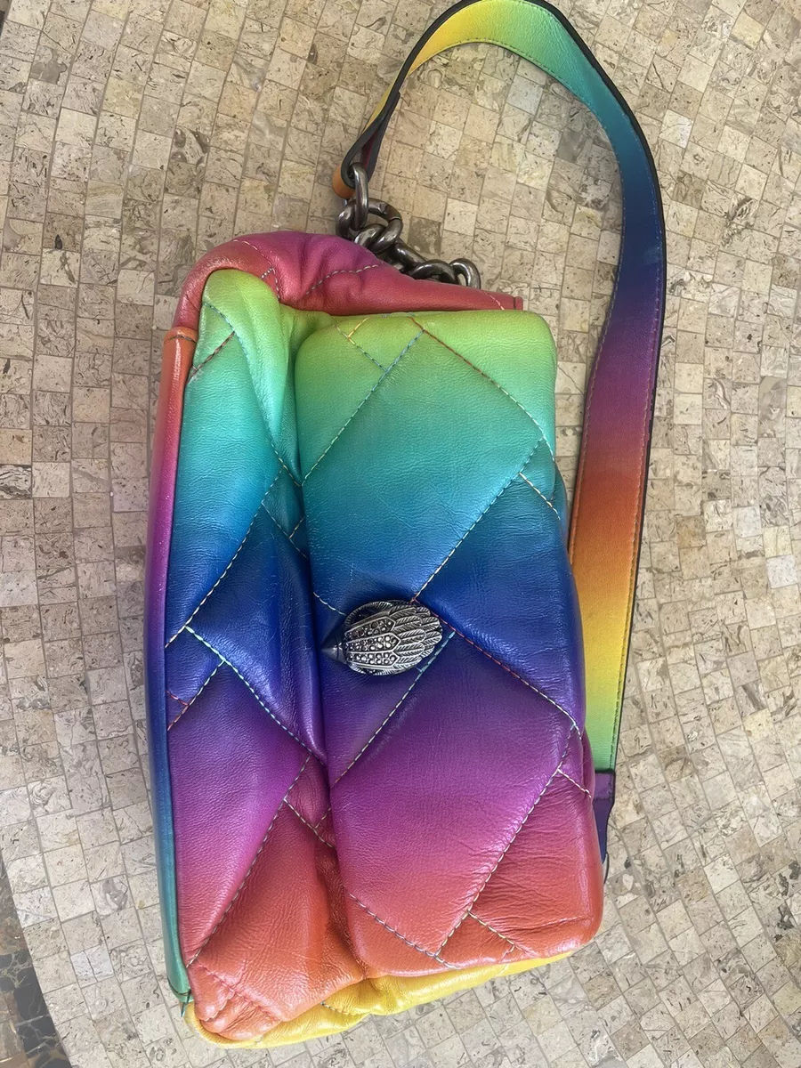 KURT GEIGER London Med Quilted Leather Rainbow Handbag Eagle eBay