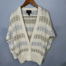 Kate Maxwell Cardigan Sweater sz S Lambswool/Angora #C605-A