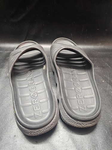 Cole Haan Zerogrand Grand 360 Slides Black Sandals Slip On Men 11.5 - Picture 2 of 4