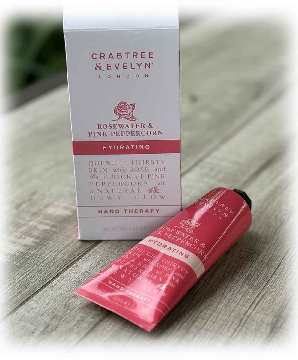Hand Therapy Crabtree And Evelyn Rosewater And Pink Peppercorn