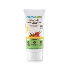 Mamaearth Ultra Light Sunscreen Cream with Carrot Seed SPF 50 PA  80 ml