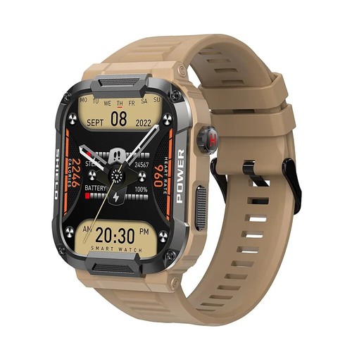 MEVADEN 1.85" Military Smart Watch Men Bluetooth Call IP68 Fitness Android iOS - 第 25/27 張圖片