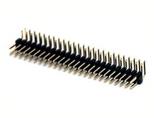50pc Male Pin Header Right Angle 90  Dual Row 2x25P 2x25 50P 2.54mm 110-50-38