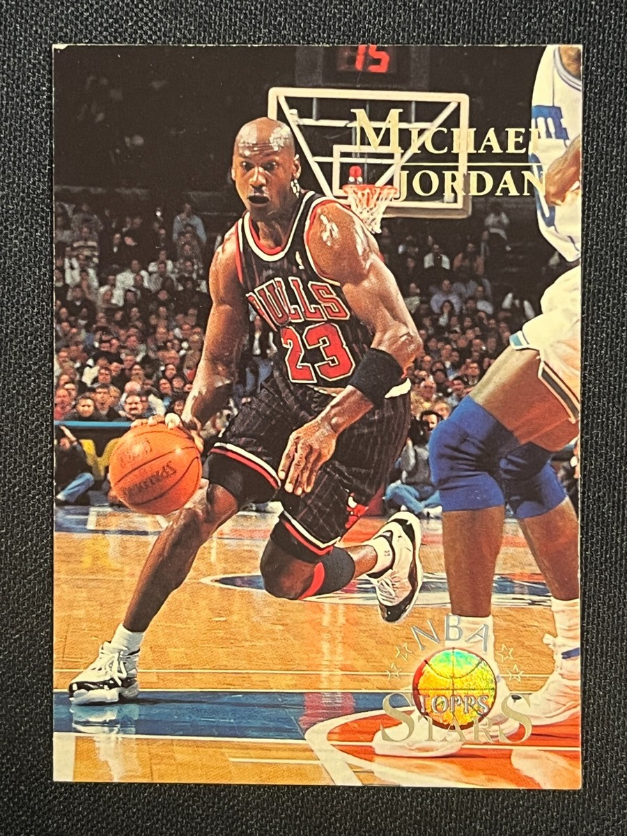 NBA 1996年 ホログラム トレーディングカード 42枚 1996 Topps NBA Stars Basketball Michael Jordan #124 Nrmt