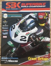 Race Programme 12 May 2000 Donnington Park World Superbike Championship A4