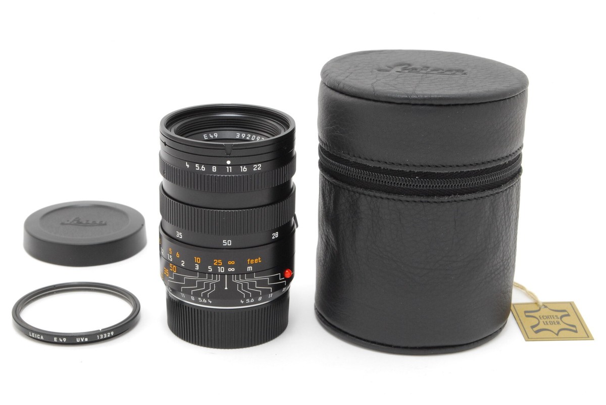 その他 Tri-Elmar-M 28-35-50mm f4 ASPH Leica Top MINT] Leica Tri-Elmar-M 28-35-50mm F4 ASPH. E49 Lens Ver